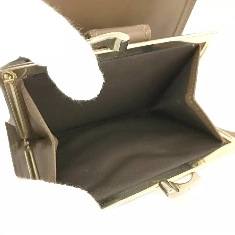 Christian Dior Honeycomb Canvas Leather Bifold Wallet Beige/7BB1284